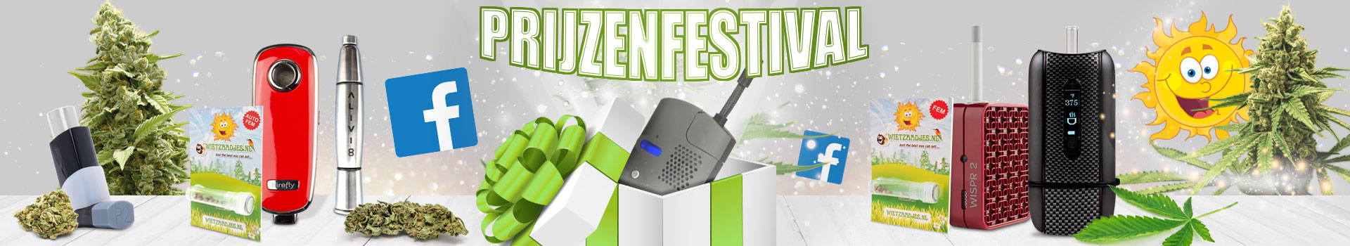 Wie wil er GRATIS wietzaadjes of een GRATIS vaporizers winnen?