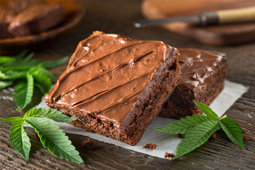 Chocolade wiet brownie Chocolade wiet brownie