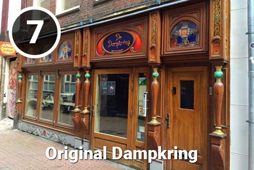 Coffeeshop Original Dampkring in Amsterdam. Coffeeshop Original Dampkring in Amsterdam.
