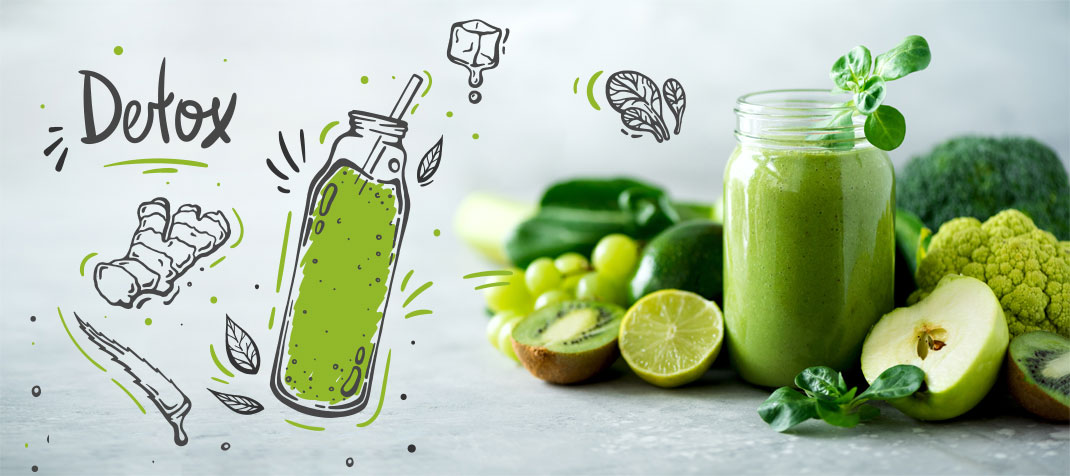 In detox-shakes zitten vaak veel urineafdrijvende stoffen.