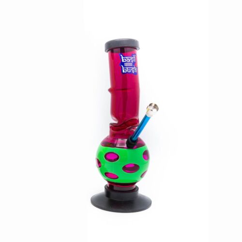 Acrylic Bong 30 cm "Ice Twist Bong Dots" - Basil Bush