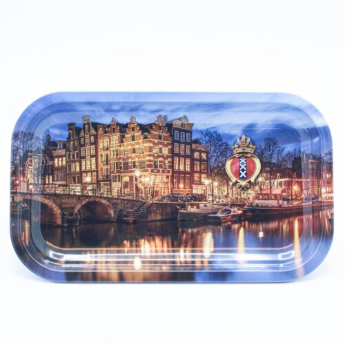 Amsterdam Canal Rolling Tray Large
