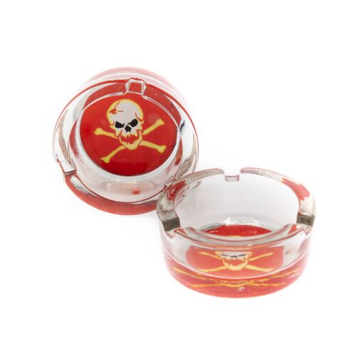 Glazen Asbak Skull