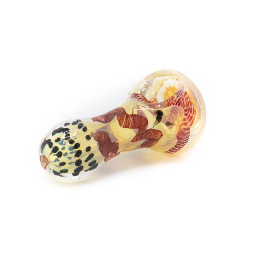 Honey Comb Art Glass Pipe