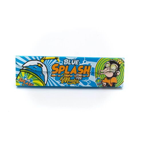 Monkey King Blue Splash Touch and Smell Rolling Papers with Tips