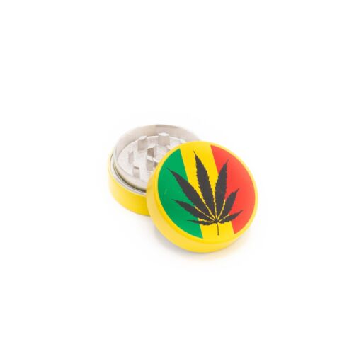 Rasta Leaf Grinder 2-Part