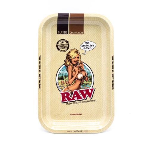 Raw Rolling Tray Girl