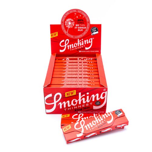 Smoking Thinnest King Size 2 In 1 (24 pcs box)