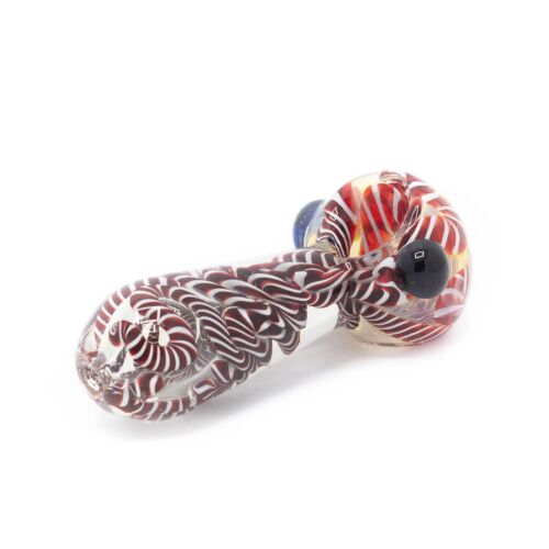 Swirl Red White