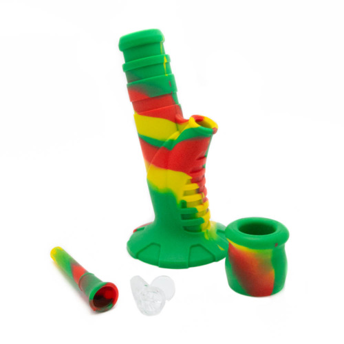 Beaker Rasta Siliconen Bong 2