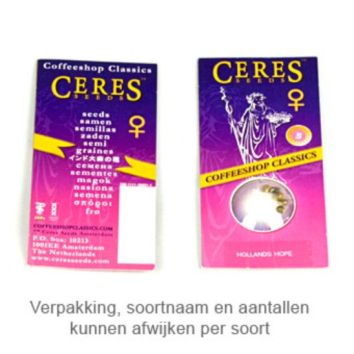 White Widow - Ceres Seeds verpakking