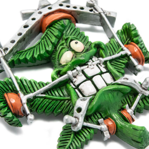 Dentist Magneet - Cannabuds close-up