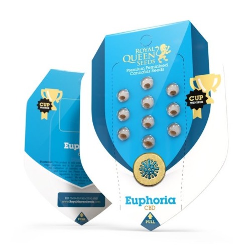 Euphoria CBD - Royal Queen Seeds verpakking