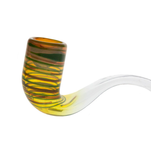 Glass Pipe Curved Bowl