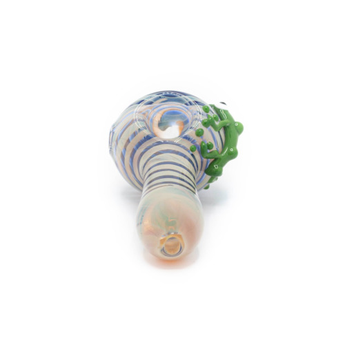 Glass Pipe Moulded Frog Voorkant