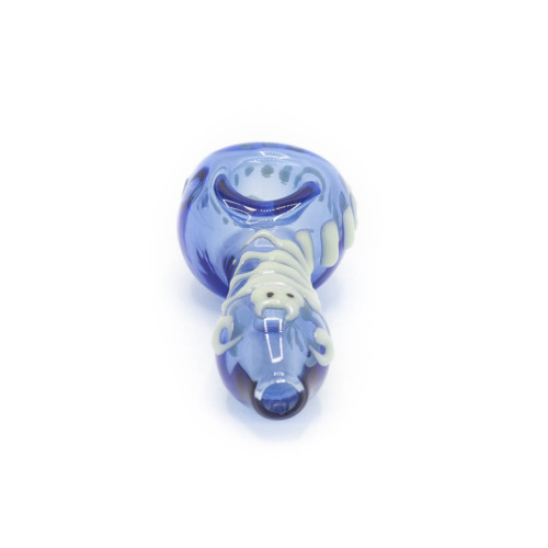 Glazen Wietpijp Glow in the Dark voorkant