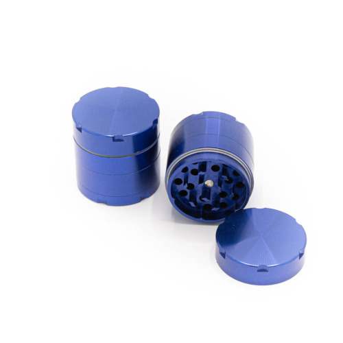 Aluminium Grinder Blauw 4-delig - Basil Bush Twee