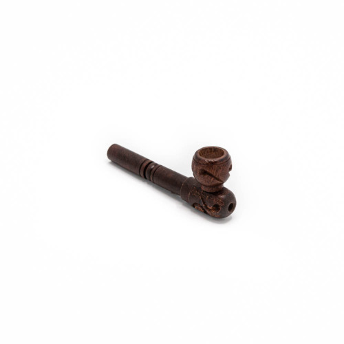 Houten Wietpijpje 7-8 cm Zijaanzicht