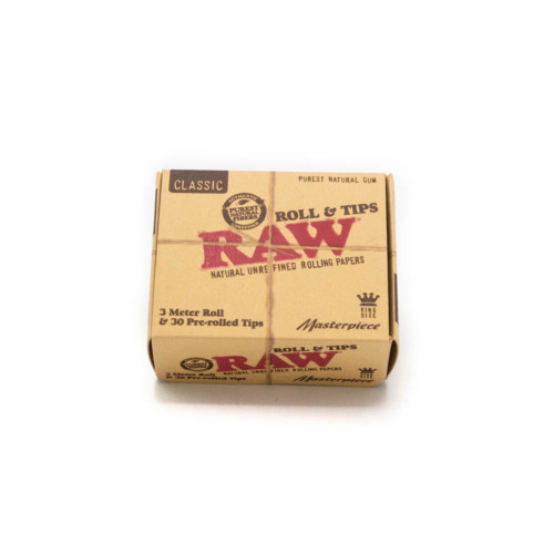 Raw Masterpiece Rolls & Tips 3 meters Doos