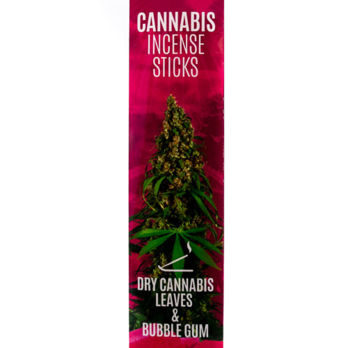 Bubblegum Scented Cannabis Incense Sticks Verpakking