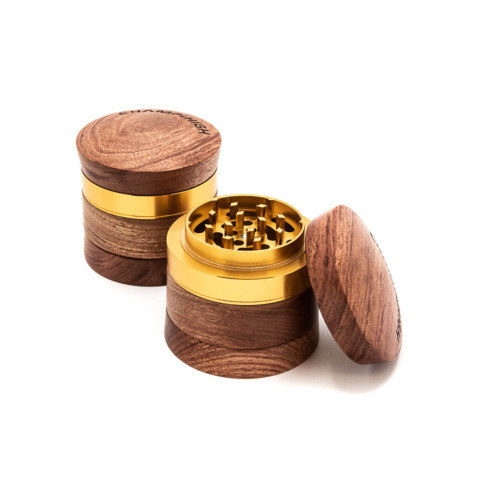 Champ High Wooden And Gold Grinder Open