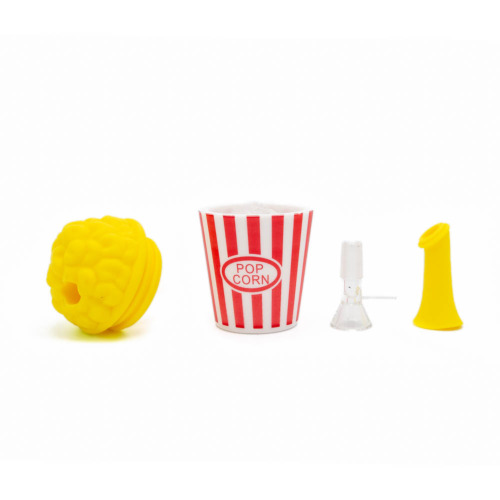 Silicone Popcorn Bucket Bong Detail