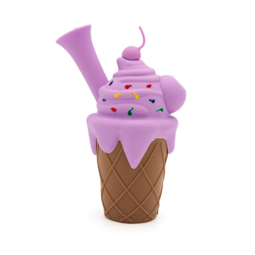 Silicone Ice Cream Bong Pink