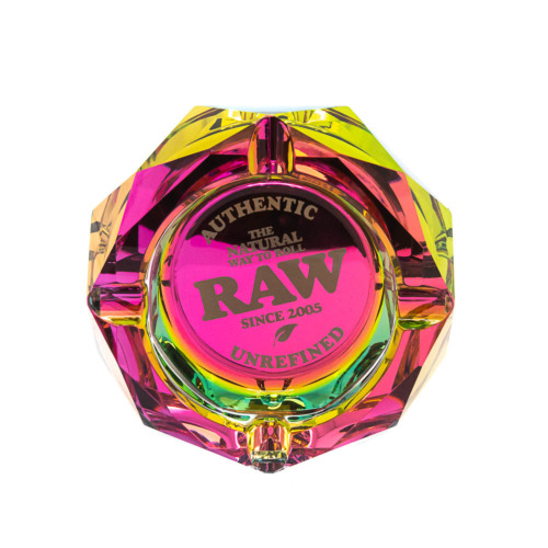 Kristallen Asbak - Rainbow Raw