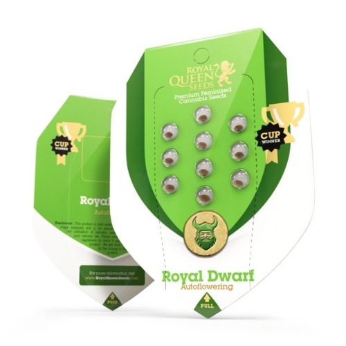 Royal Dwarf Auto - Royal Queen Seeds verpakking
