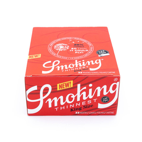 Smoking Thinnest King Size 2 In 1 (24 pcs box) Dicht
