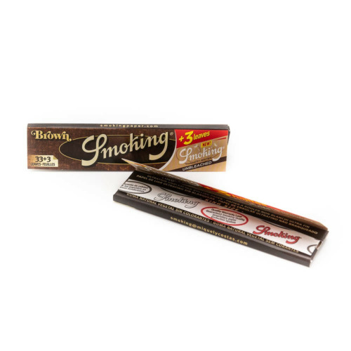 Smoking Vloei Slimsize Brown Unbleached - Smoking
