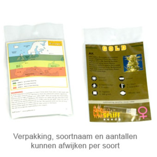 Polm Gold Outdoor - Spliff Seeds verpakking