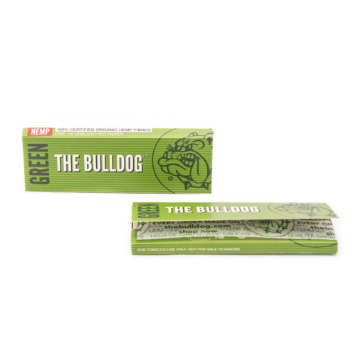 The Bulldog Paper Green Hemp Small Variatie
