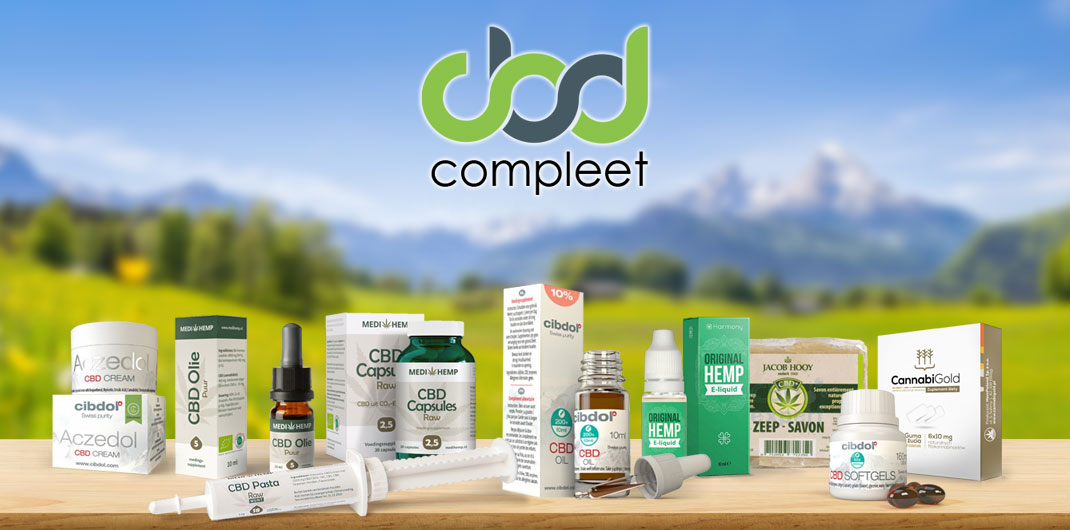 CBDCompleet.nl voor een totaal aanbod van CBD producten. CBDCompleet.nl voor een totaal aanbod van CBD producten.