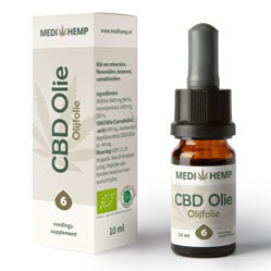 CBD olie Olijfolie 6% van MediHemp kopen. CBD olie Olijfolie 6% van MediHemp.