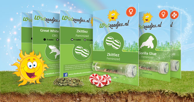 Huismerk Wietzaadjes verpakking