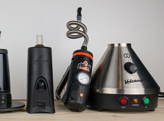 Vaporizers voor thuis gebruik: desktop vaporizers. Voorbeelden van desktop vaporizers.